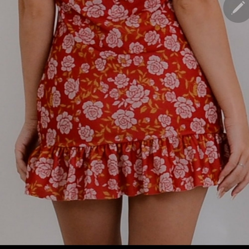 CLEARANCE Bodycon Mini Dress Tie Back ADORABLE. - Picture 5 of 8